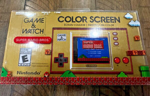 Nintendo Game & Watch Super Mario Bros 35th Anniversary Color Screen Console CIB